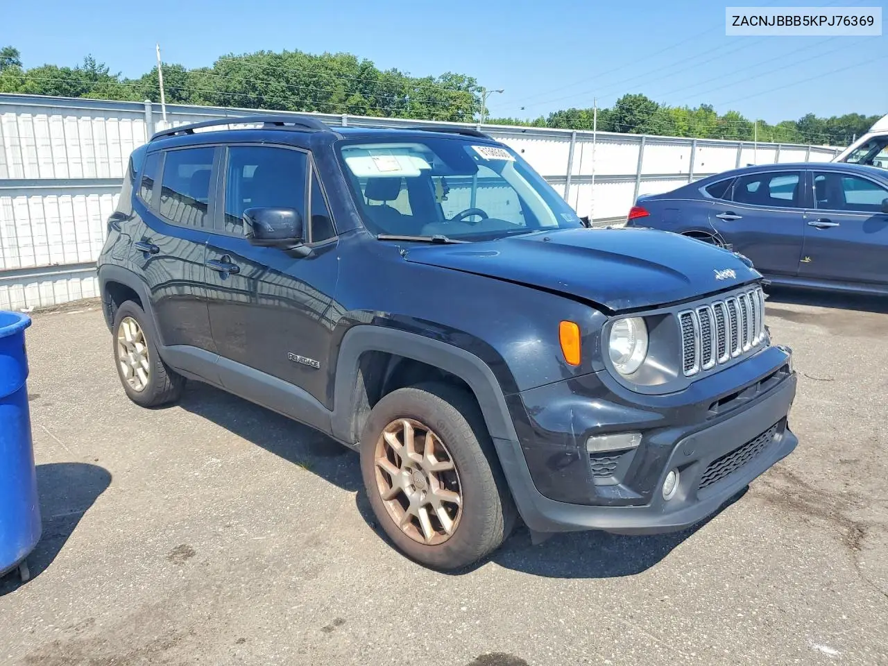 2019 Jeep Renegade Latitude VIN: ZACNJBBB5KPJ76369 Lot: 61569306