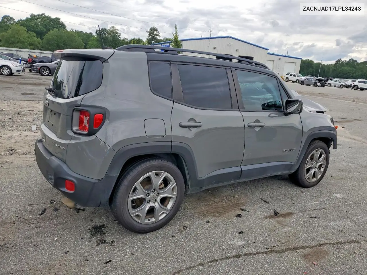 2020 Jeep Renegade Limited VIN: ZACNJAD17LPL34243 Lot: 57620936