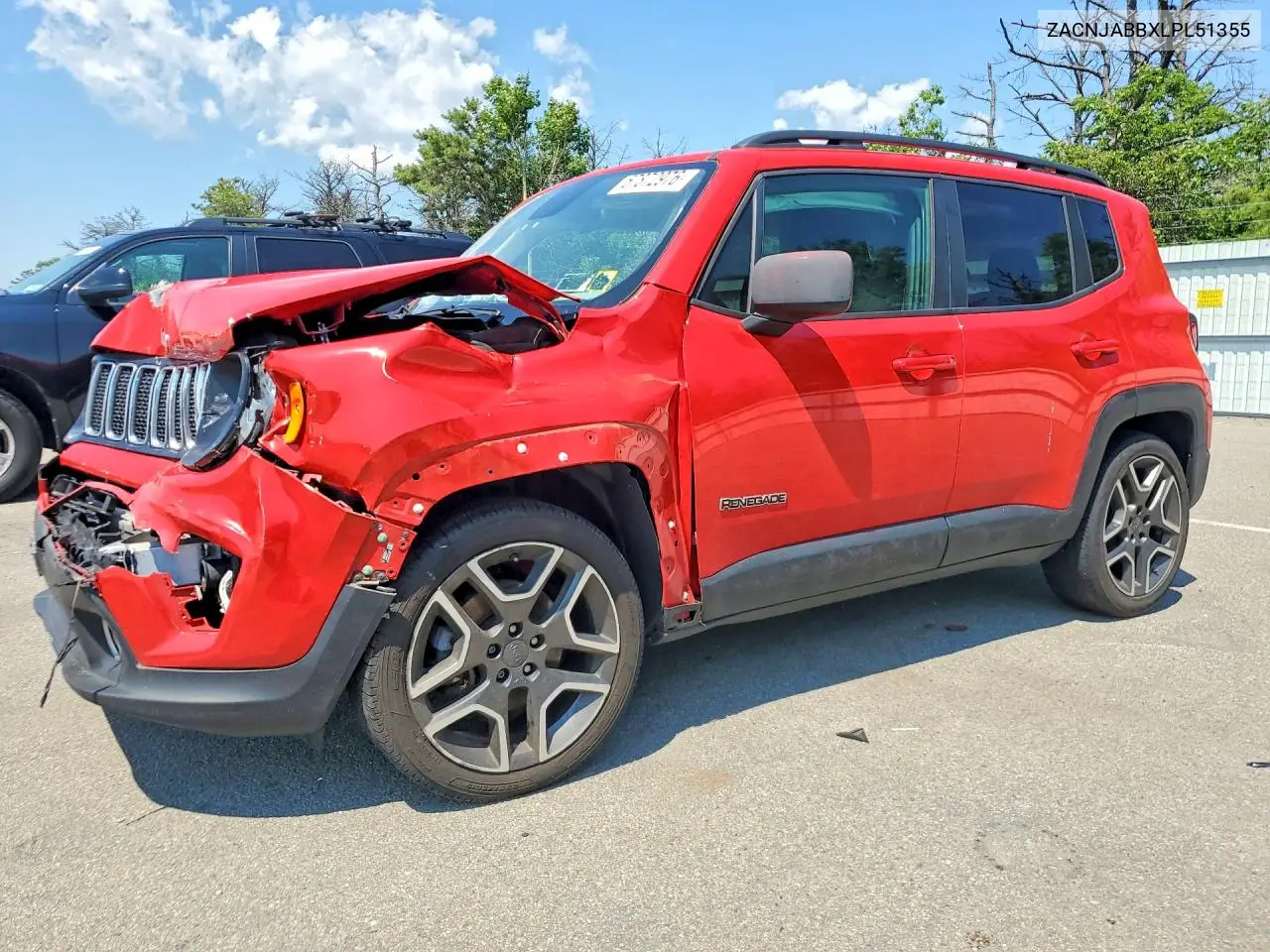2020 Jeep Renegade Latitude VIN: ZACNJABBXLPL51355 Lot: 57872976