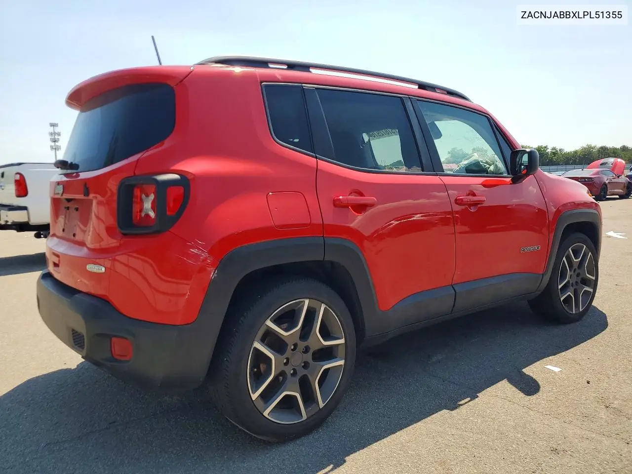 2020 Jeep Renegade Latitude VIN: ZACNJABBXLPL51355 Lot: 57872976