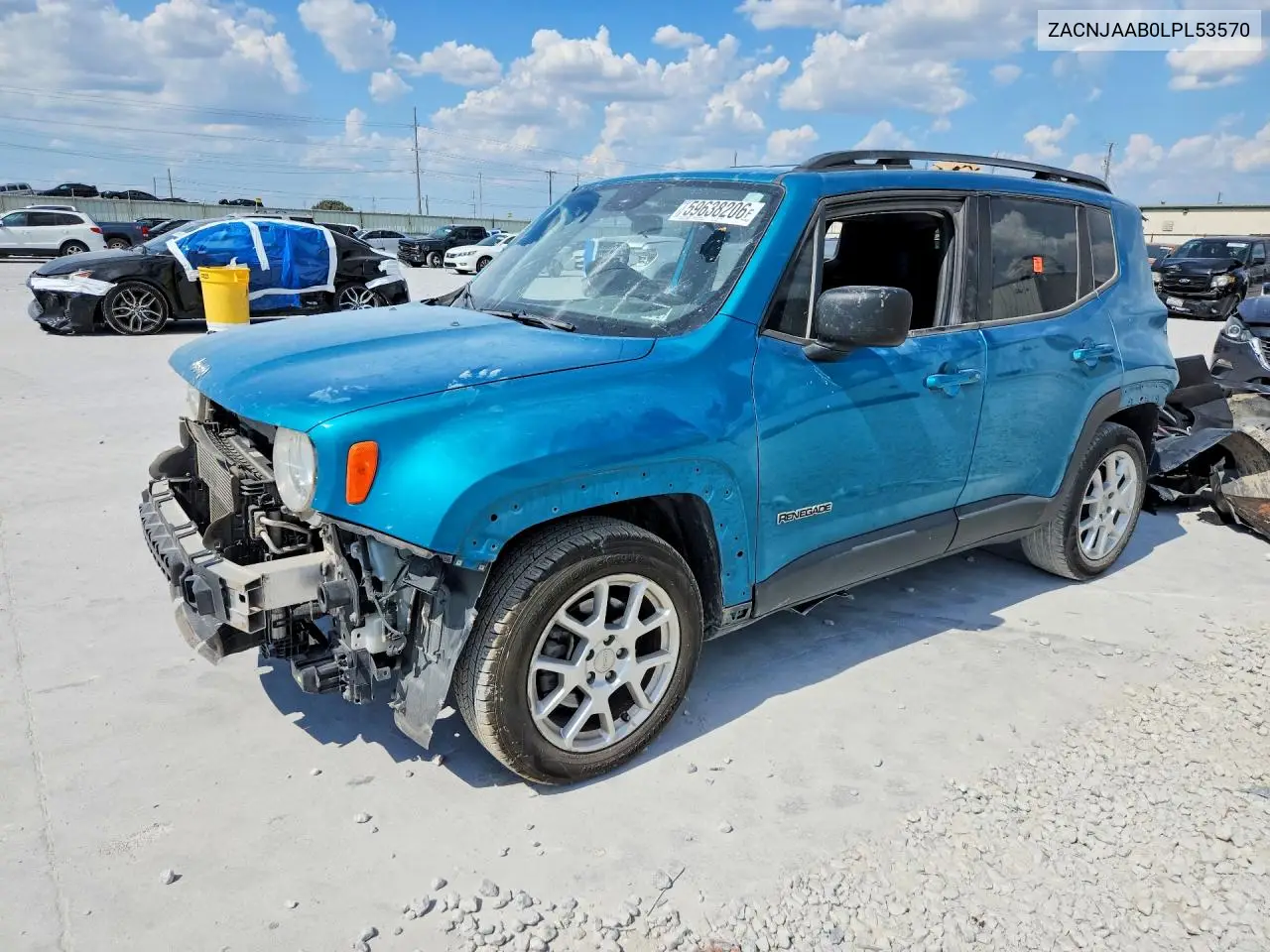 2020 Jeep Renegade Sport VIN: ZACNJAAB0LPL53570 Lot: 59638206