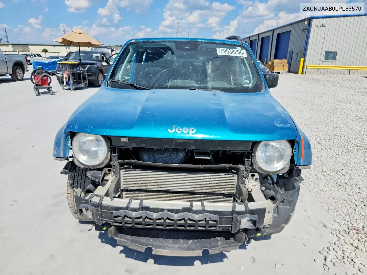 2020 Jeep Renegade Sport VIN: ZACNJAAB0LPL53570 Lot: 59638206