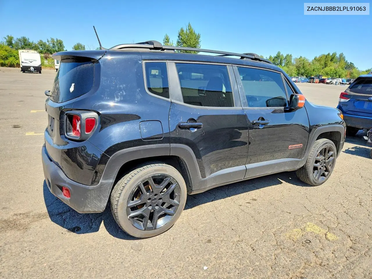 2020 Jeep Renegade Latitude VIN: ZACNJBBB2LPL91063 Lot: 59745326