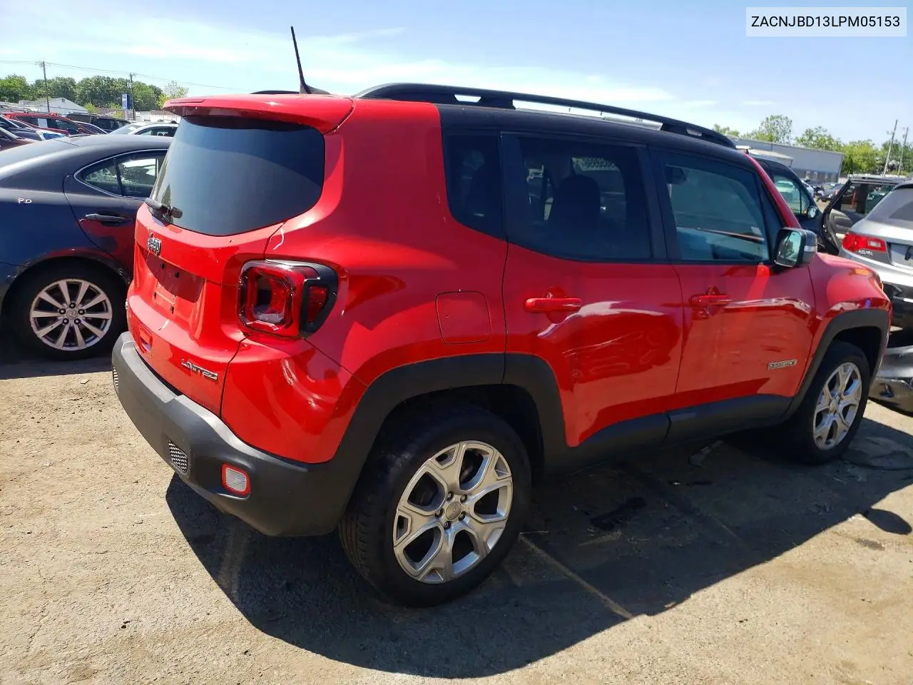 2020 Jeep Renegade Limited VIN: ZACNJBD13LPM05153 Lot: 59858996