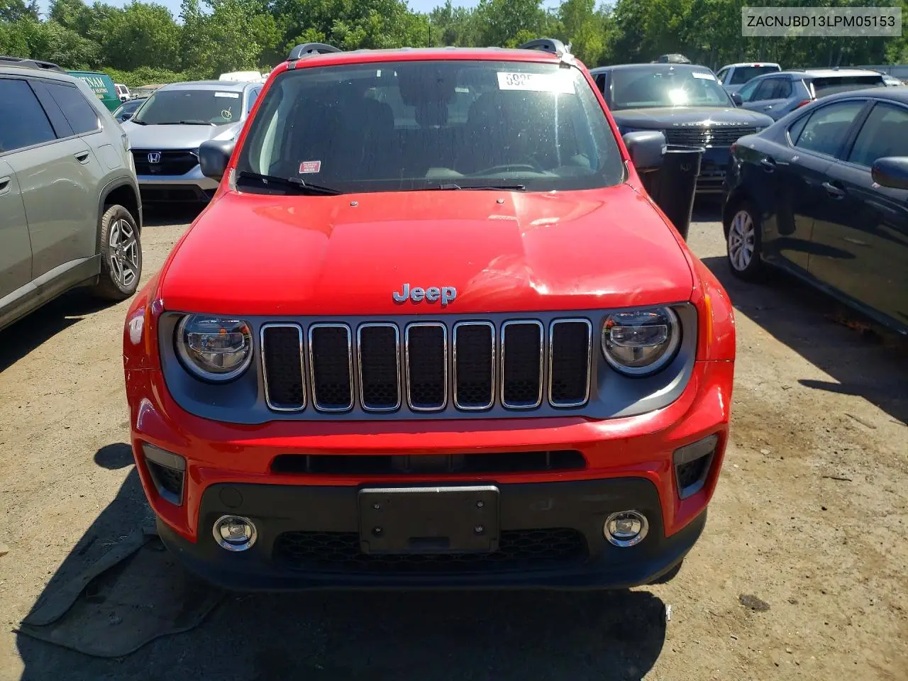 2020 Jeep Renegade Limited VIN: ZACNJBD13LPM05153 Lot: 59858996
