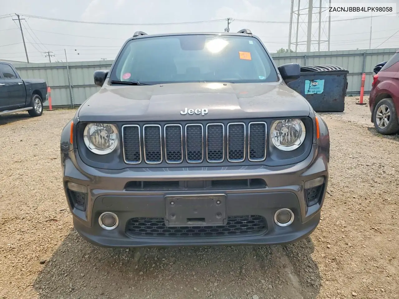2020 Jeep Renegade Latitude VIN: ZACNJBBB4LPK98058 Lot: 60219116