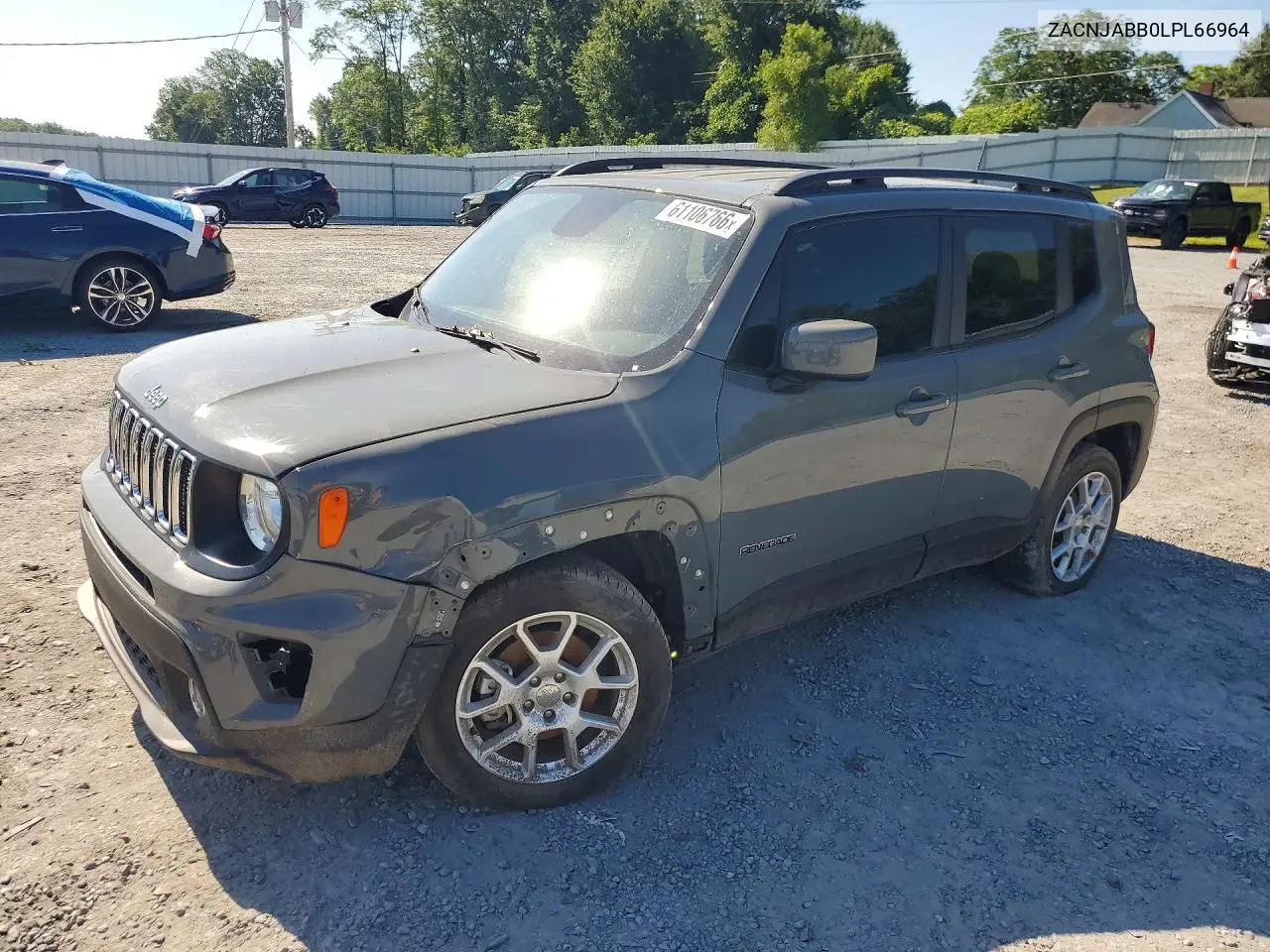 2020 Jeep Renegade Latitude VIN: ZACNJABB0LPL66964 Lot: 61106766