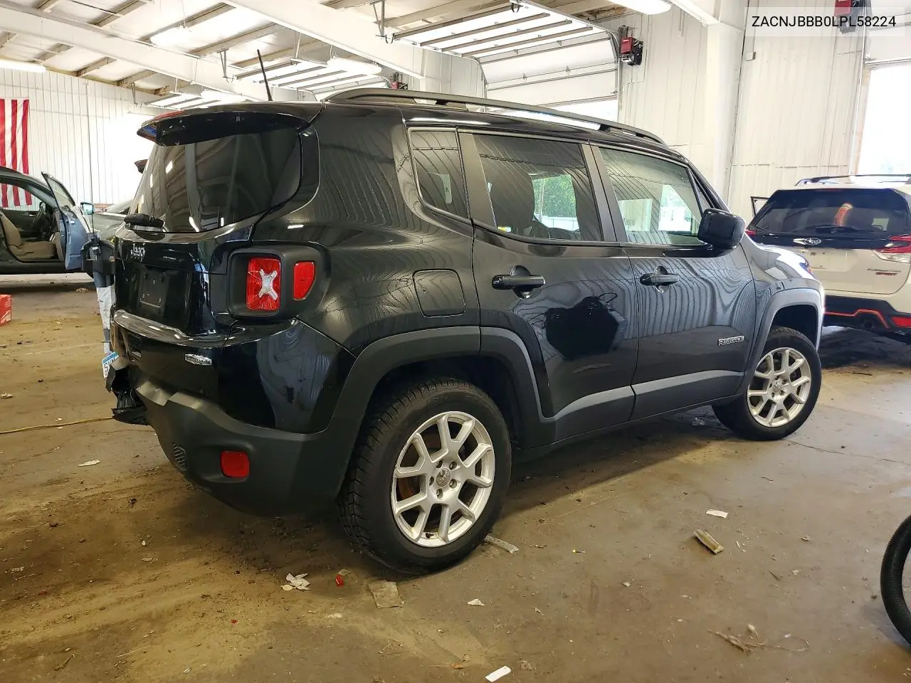2020 Jeep Renegade Latitude VIN: ZACNJBBB0LPL58224 Lot: 61326616