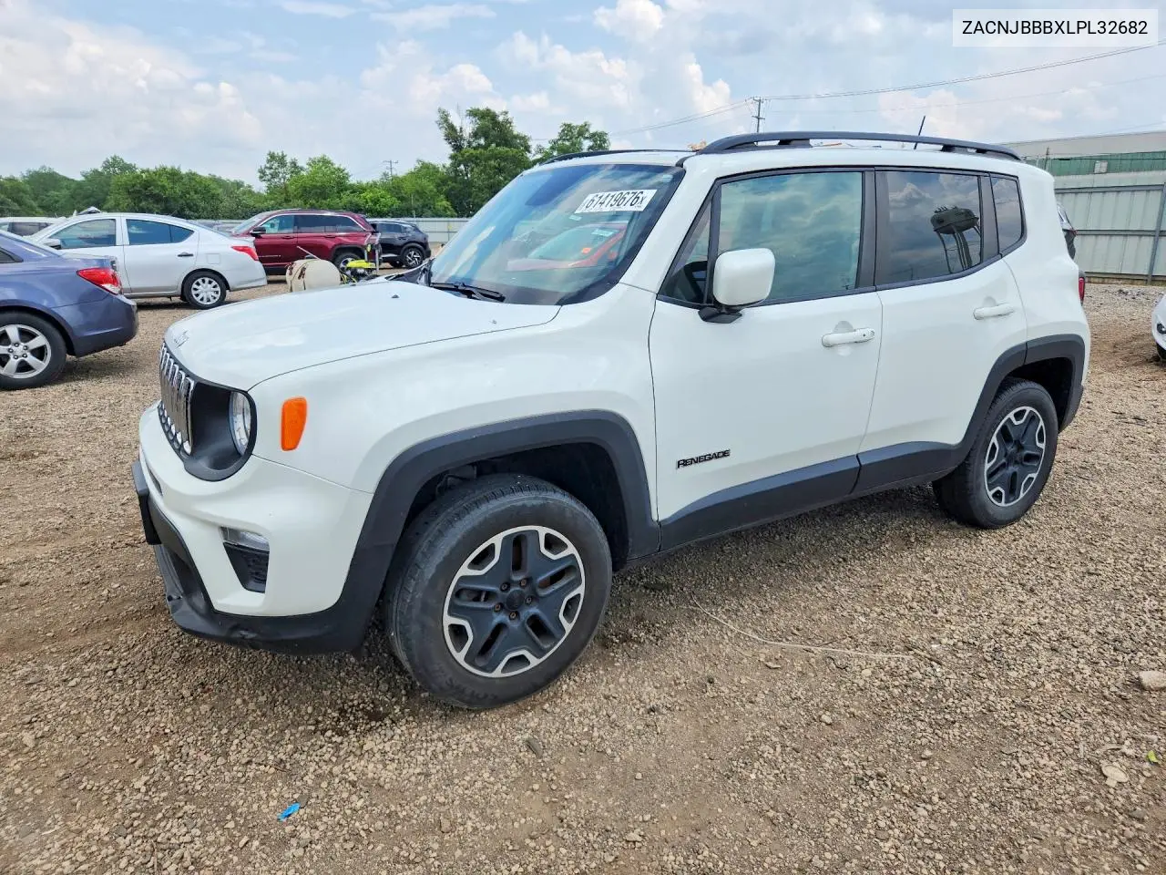 2020 Jeep Renegade Latitude VIN: ZACNJBBBXLPL32682 Lot: 61419676