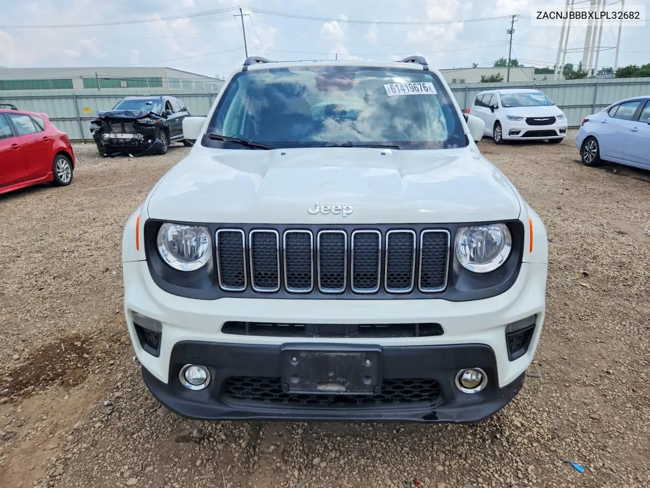 2020 Jeep Renegade Latitude VIN: ZACNJBBBXLPL32682 Lot: 61419676