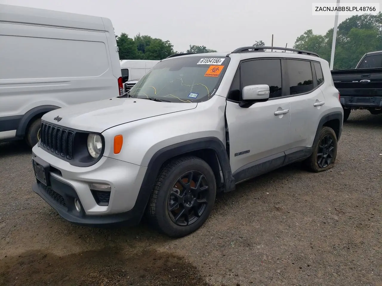 2020 Jeep Renegade Latitude VIN: ZACNJABB5LPL48766 Lot: 61554156