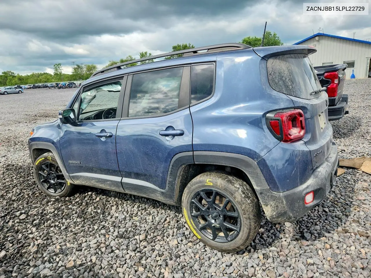 2020 Jeep Renegade Latitude VIN: ZACNJBB15LPL22729 Lot: 61879086