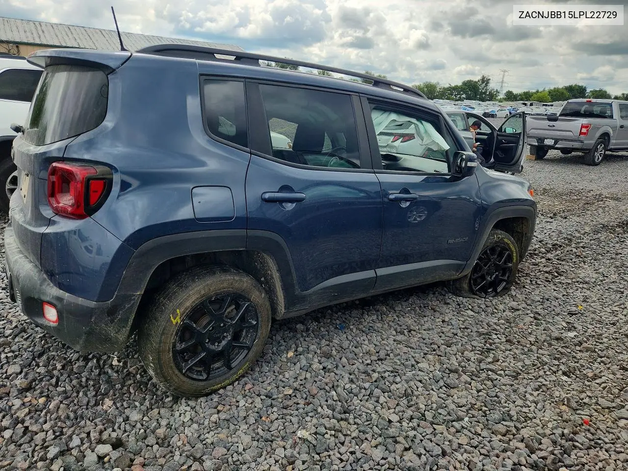 2020 Jeep Renegade Latitude VIN: ZACNJBB15LPL22729 Lot: 61879086