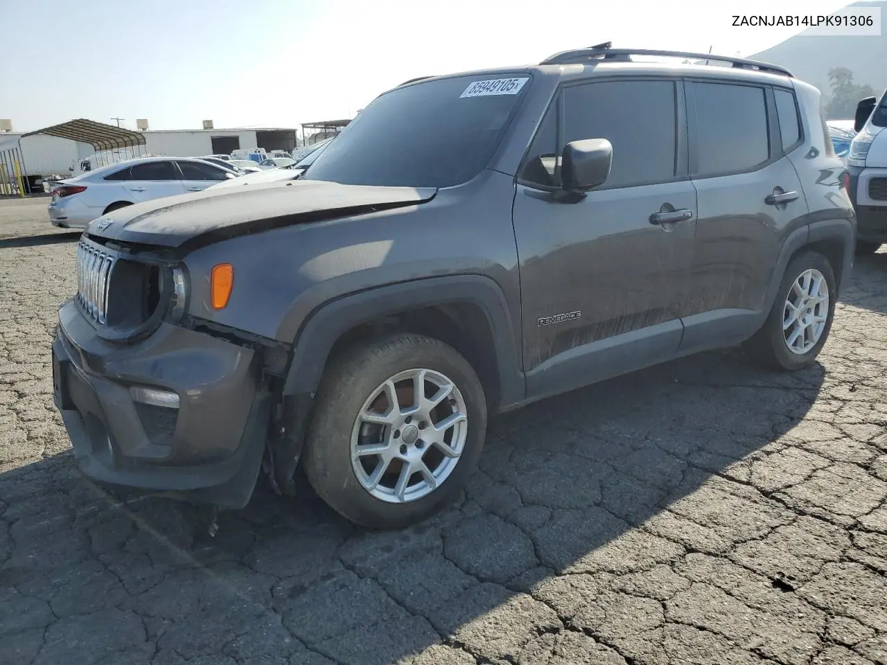 ZACNJAB14LPK91306 2020 Jeep Renegade Latitude