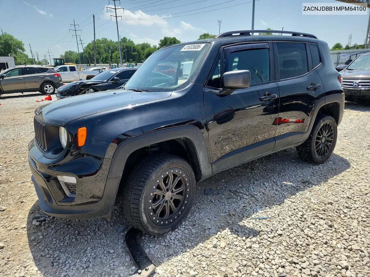 2021 Jeep Renegade Latitude VIN: ZACNJDBB1MPM64100 Lot: 41633606