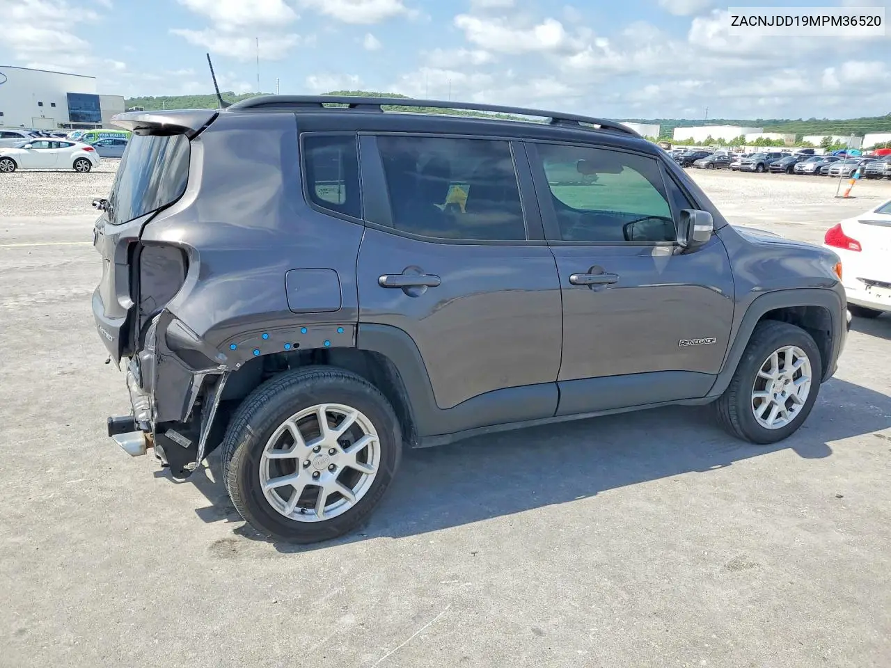 2021 Jeep Renegade Limited VIN: ZACNJDD19MPM36520 Lot: 56463466