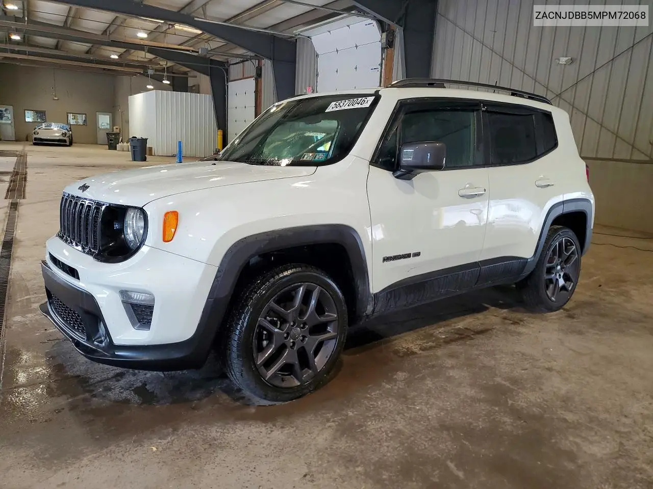 2021 Jeep Renegade Latitude VIN: ZACNJDBB5MPM72068 Lot: 58370046