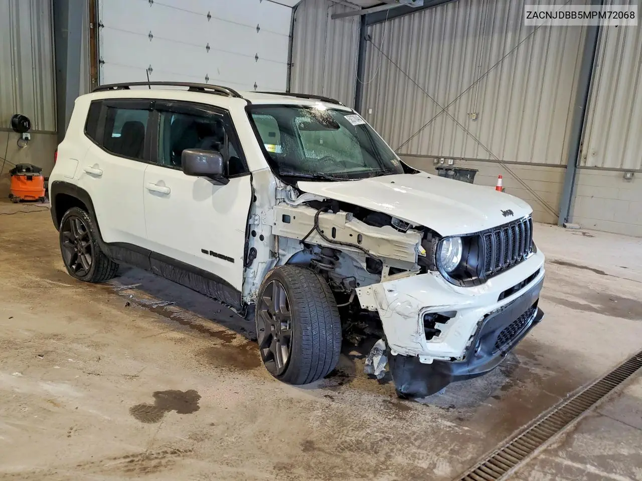 2021 Jeep Renegade Latitude VIN: ZACNJDBB5MPM72068 Lot: 58370046