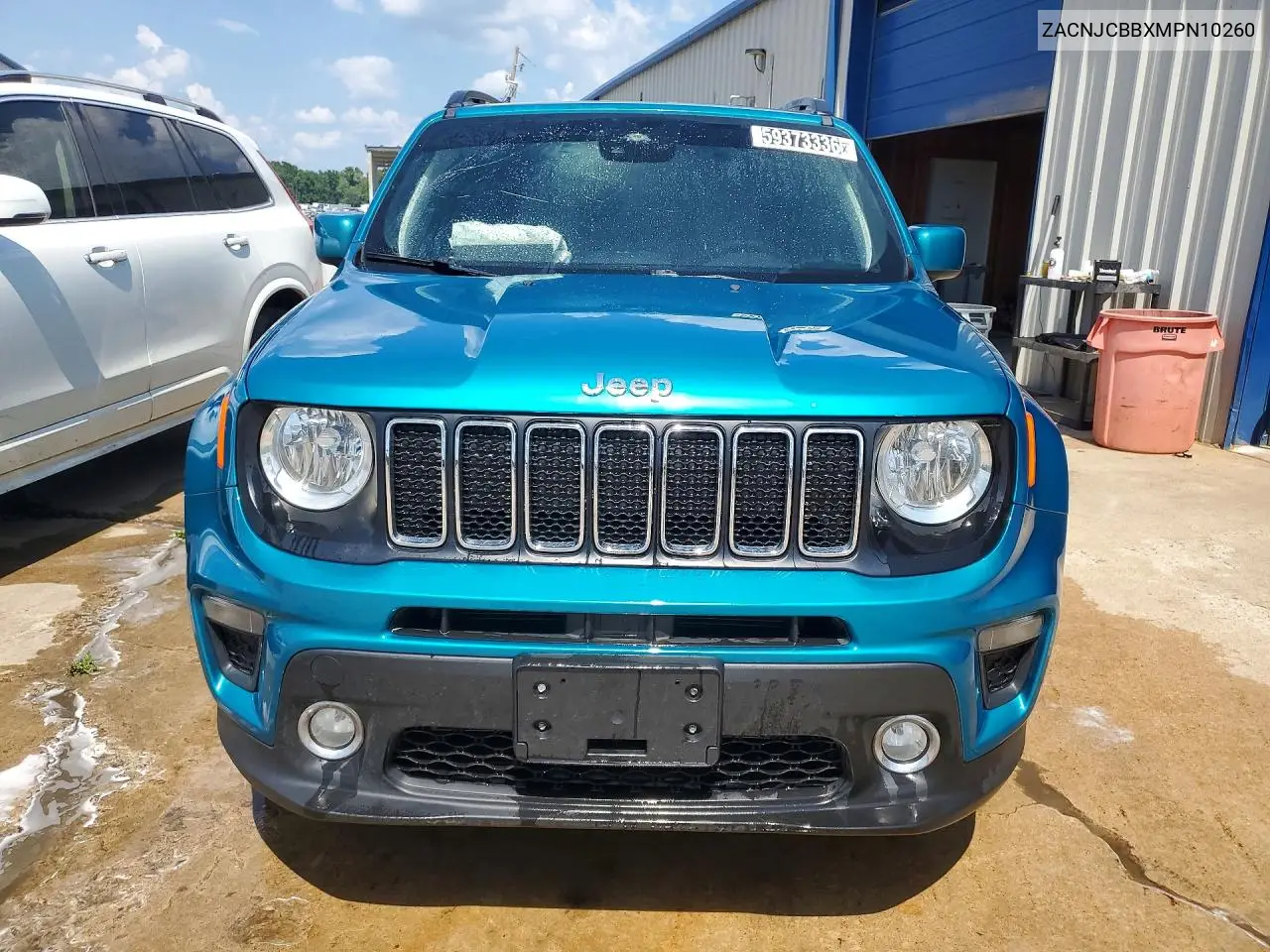 2021 Jeep Renegade Latitude VIN: ZACNJCBBXMPN10260 Lot: 59373336