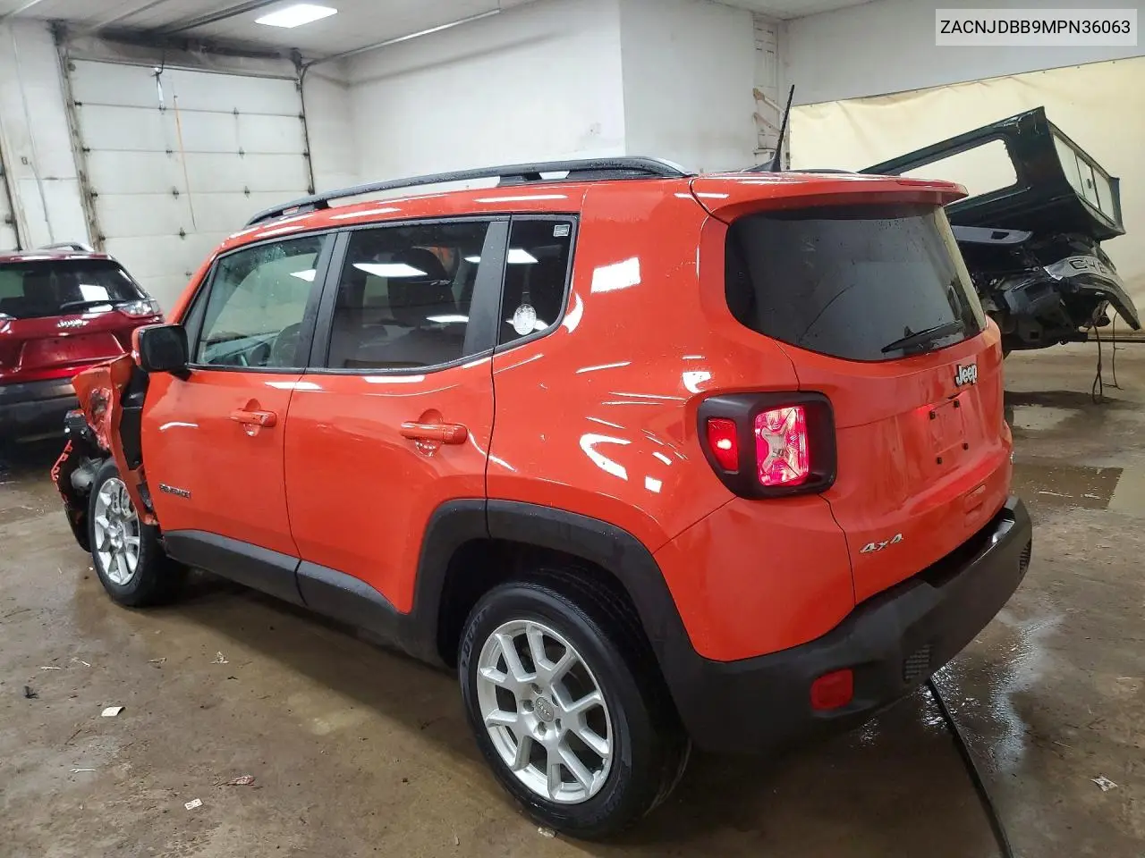2021 Jeep Renegade Latitude VIN: ZACNJDBB9MPN36063 Lot: 59671216