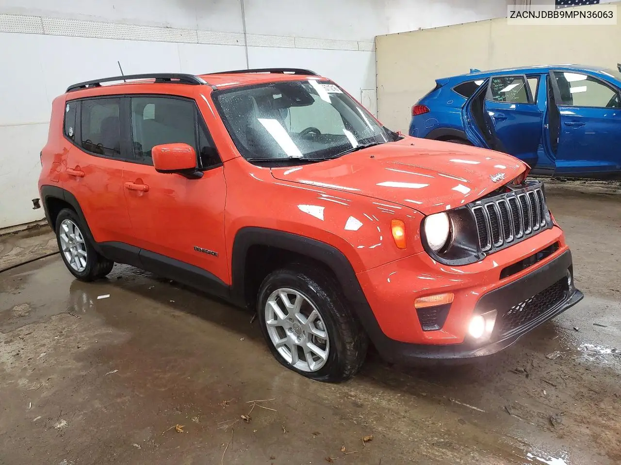 2021 Jeep Renegade Latitude VIN: ZACNJDBB9MPN36063 Lot: 59671216