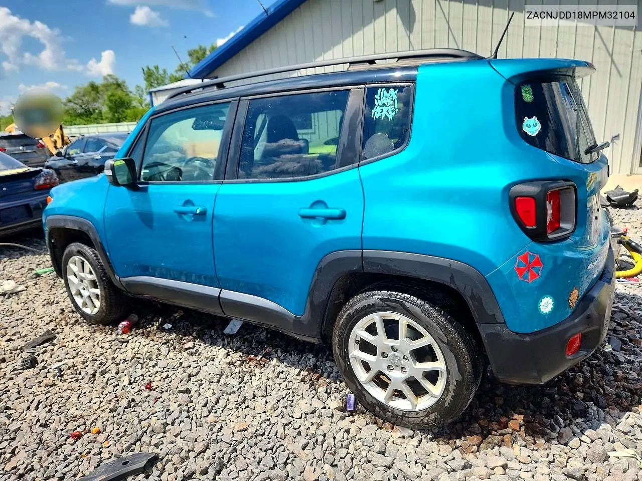 2021 Jeep Renegade Limited VIN: ZACNJDD18MPM32104 Lot: 60193446