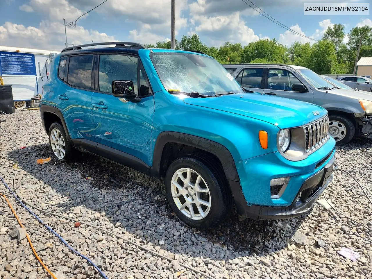 2021 Jeep Renegade Limited VIN: ZACNJDD18MPM32104 Lot: 60193446