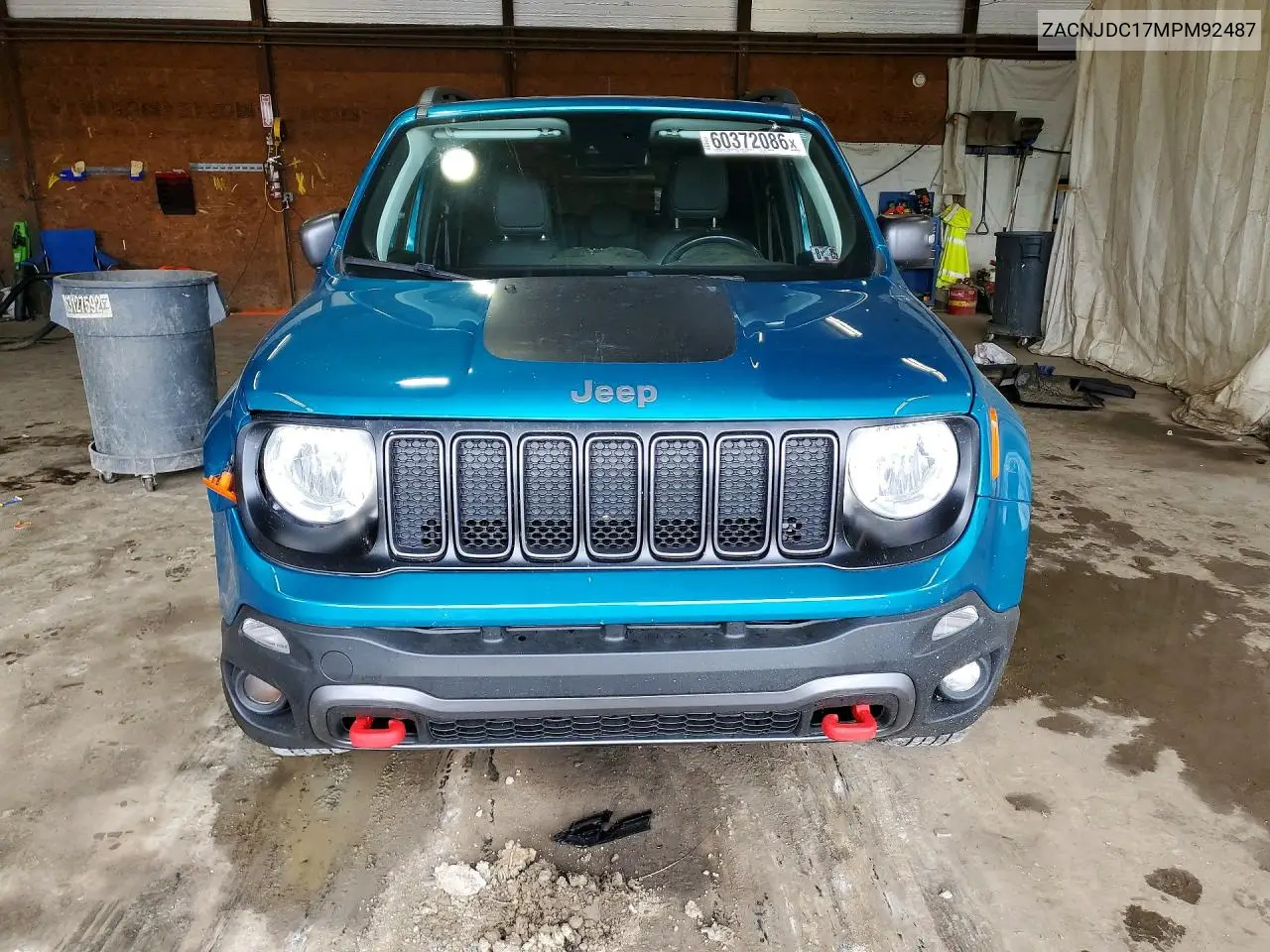 2021 Jeep Renegade Trailhawk VIN: ZACNJDC17MPM92487 Lot: 60372086