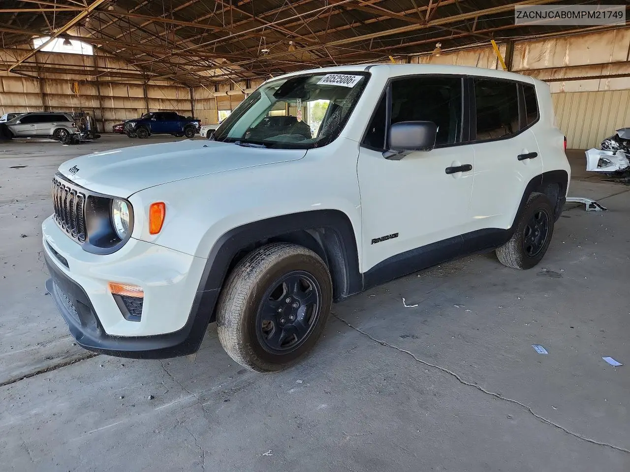 2021 Jeep Renegade Sport VIN: ZACNJCAB0MPM21749 Lot: 60525086