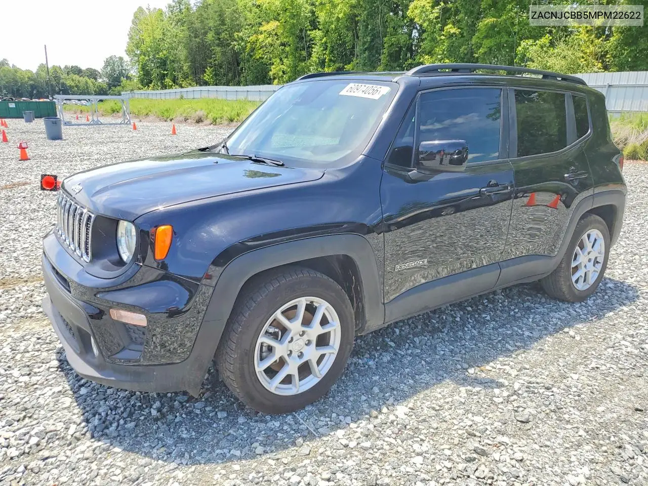 2021 Jeep Renegade Latitude VIN: ZACNJCBB5MPM22622 Lot: 60974056