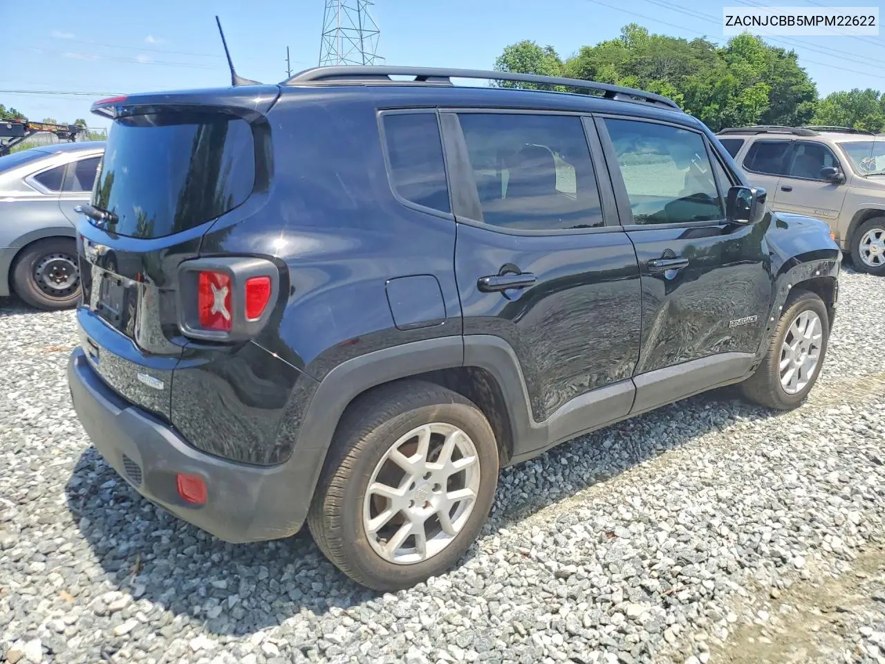 2021 Jeep Renegade Latitude VIN: ZACNJCBB5MPM22622 Lot: 60974056