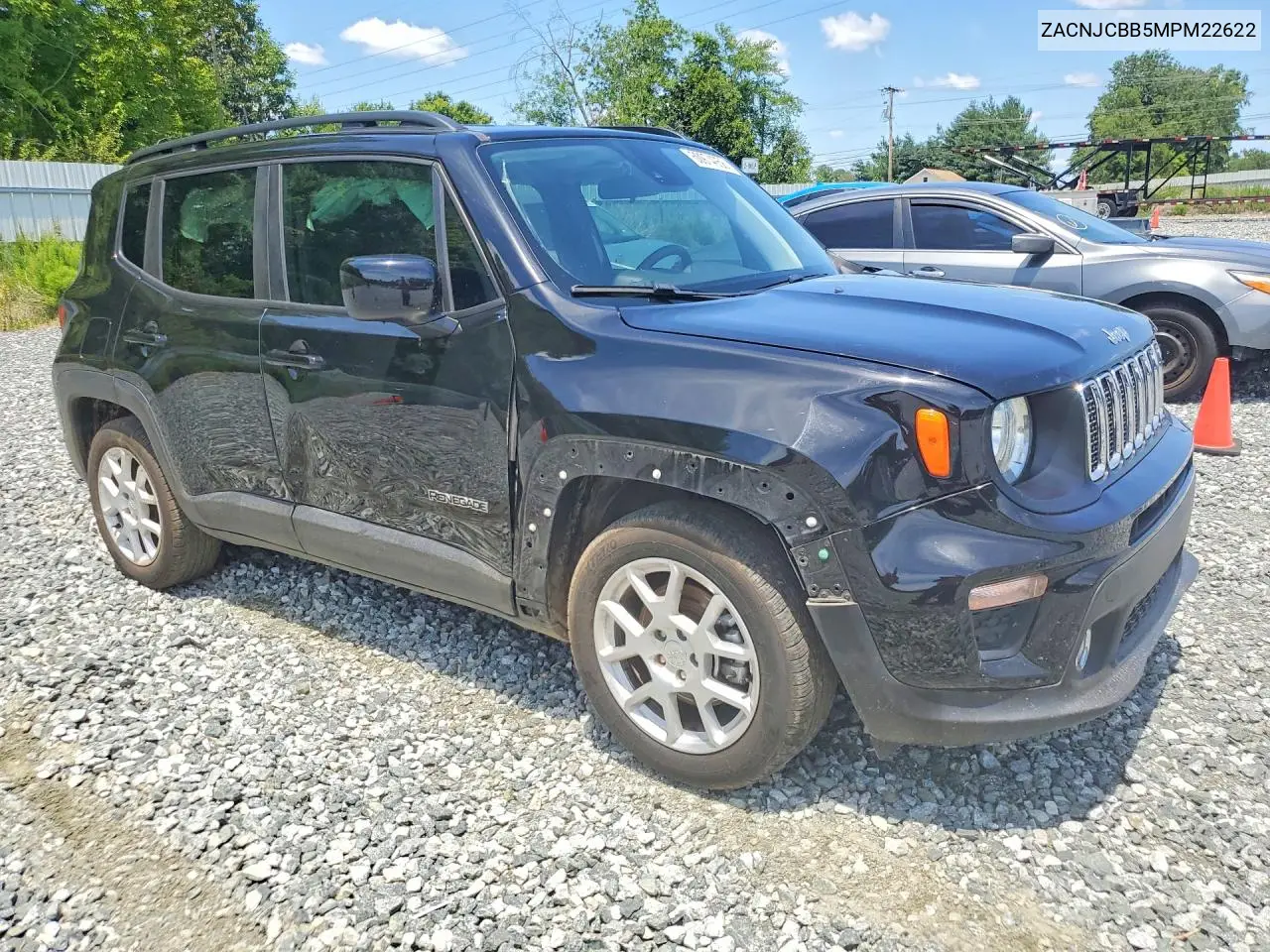 2021 Jeep Renegade Latitude VIN: ZACNJCBB5MPM22622 Lot: 60974056