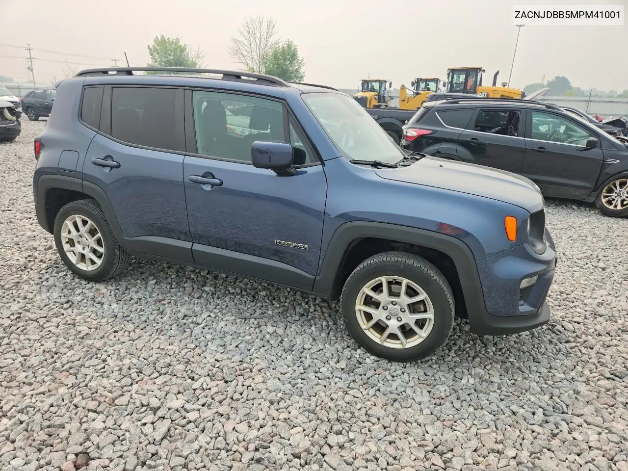2021 Jeep Renegade Latitude VIN: ZACNJDBB5MPM41001 Lot: 61007896