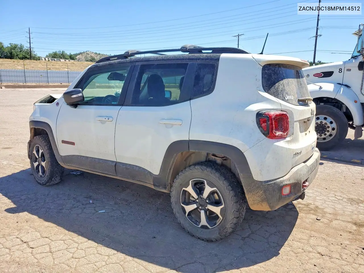 2021 Jeep Renegade Trailhawk VIN: ZACNJDC18MPM14512 Lot: 61363606