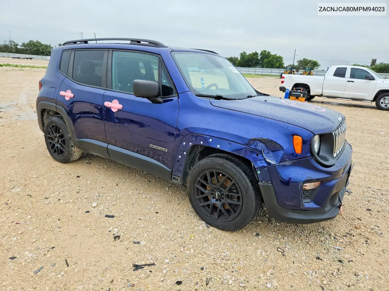 2021 Jeep Renegade Sport VIN: ZACNJCAB0MPM94023 Lot: 61447086