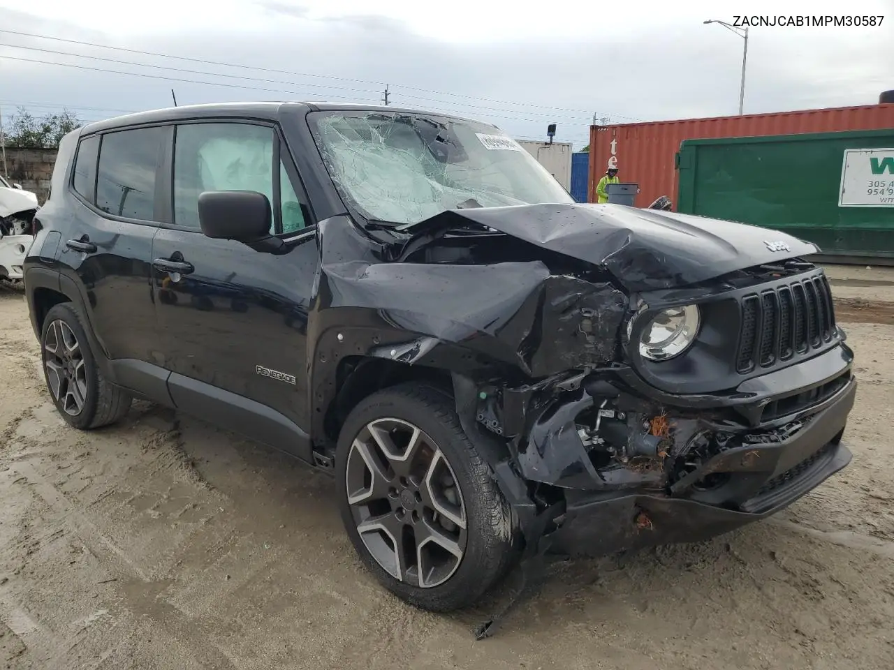 ZACNJCAB1MPM30587 2021 Jeep Renegade Sport