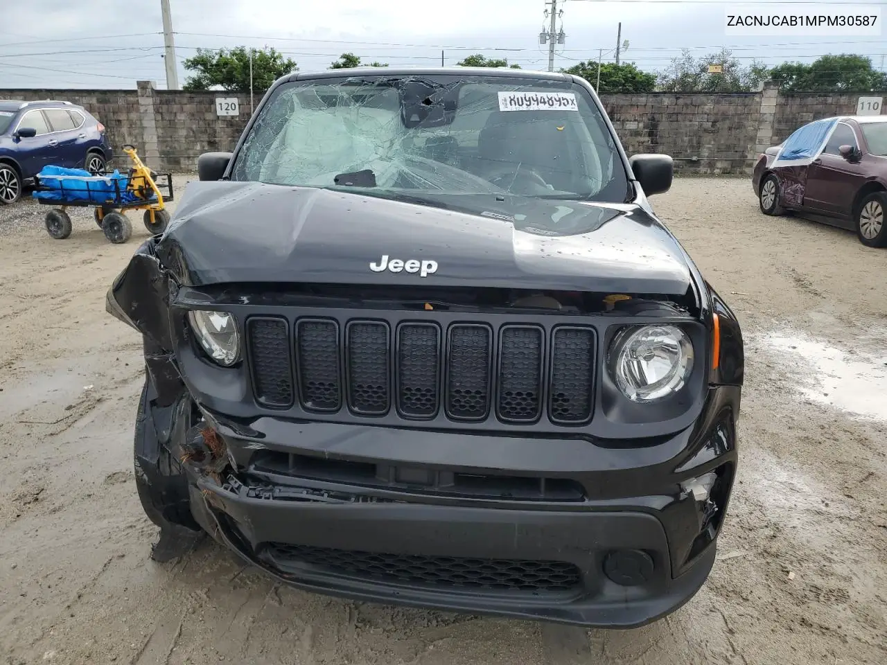 ZACNJCAB1MPM30587 2021 Jeep Renegade Sport