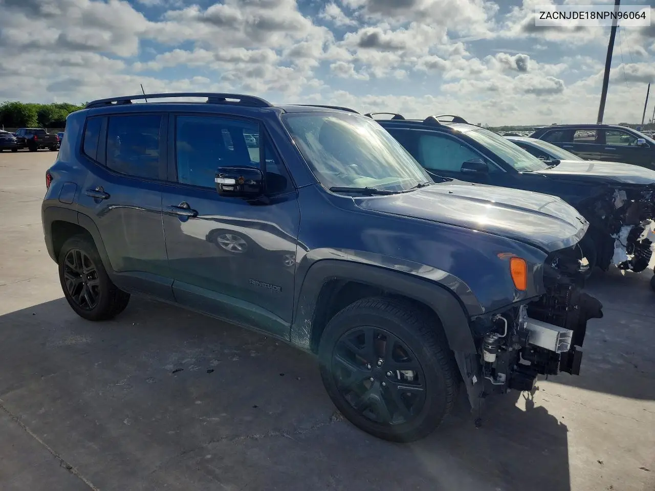 2022 Jeep Renegade Altitude VIN: ZACNJDE18NPN96064 Lot: 56836806