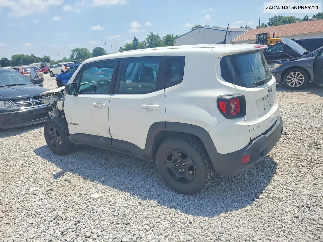 2022 Jeep Renegade Sport VIN: ZACNJDA15NPN66221 Lot: 59325046