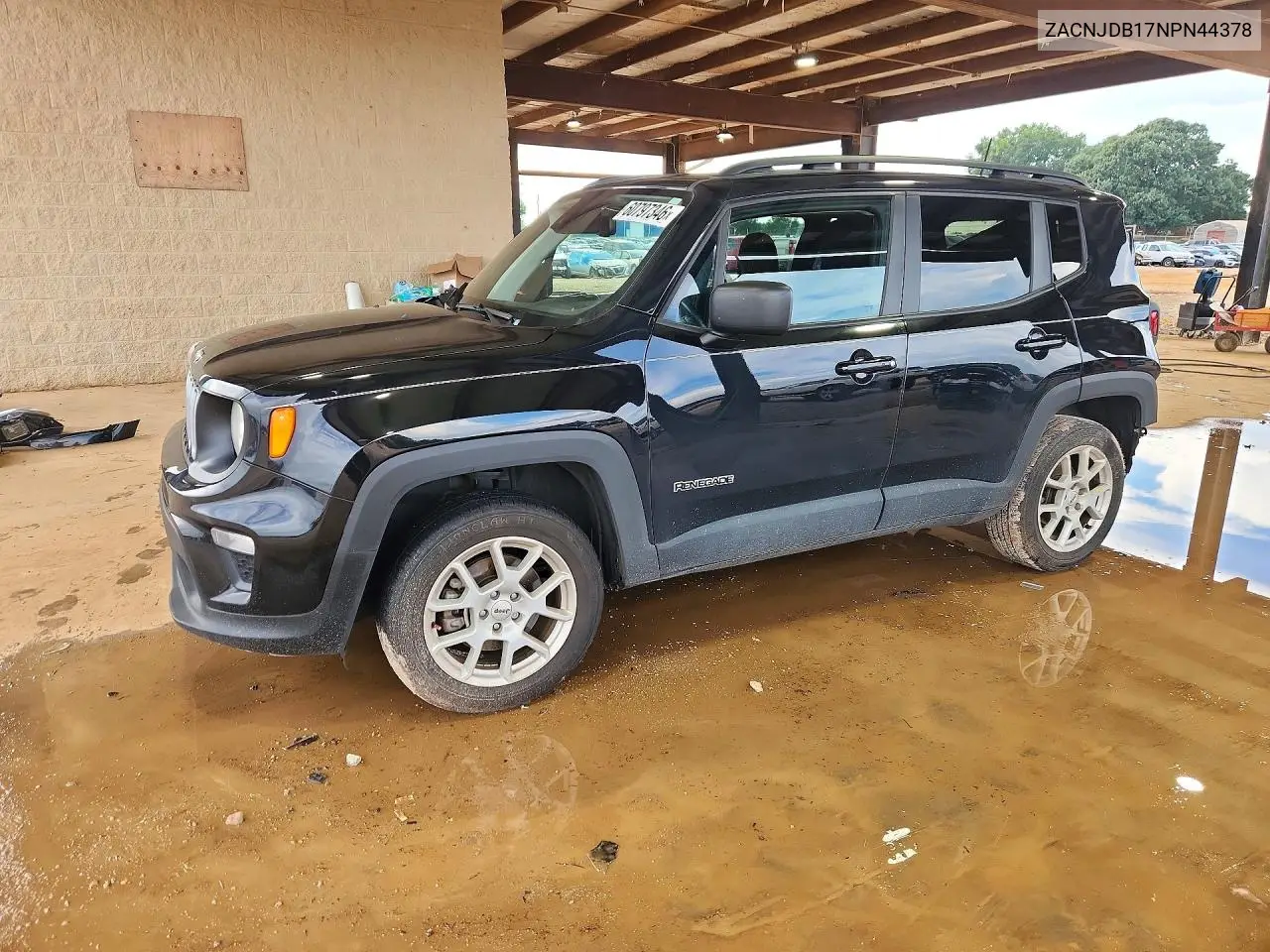 2022 Jeep Renegade Latitude VIN: ZACNJDB17NPN44378 Lot: 60797346
