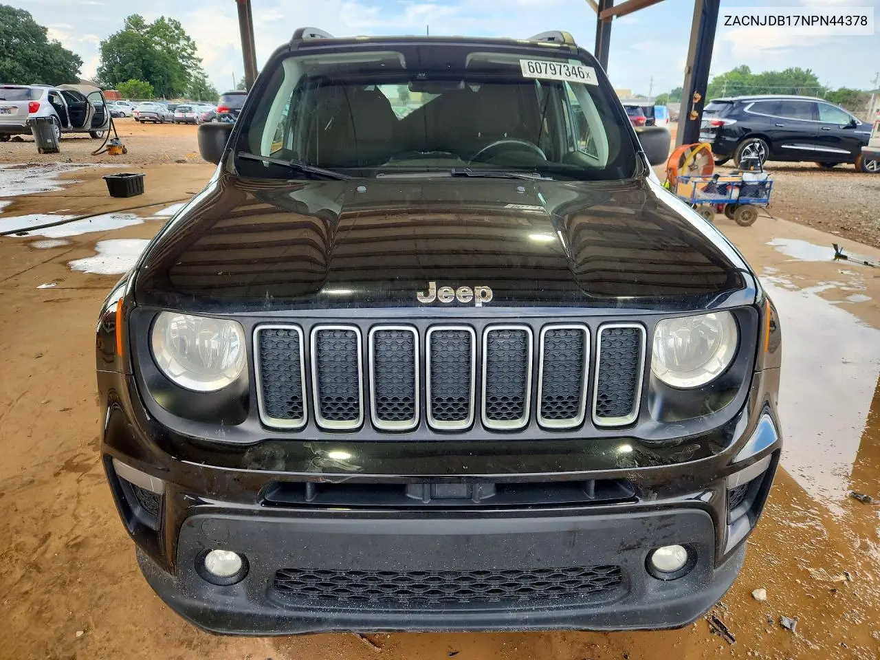 2022 Jeep Renegade Latitude VIN: ZACNJDB17NPN44378 Lot: 60797346