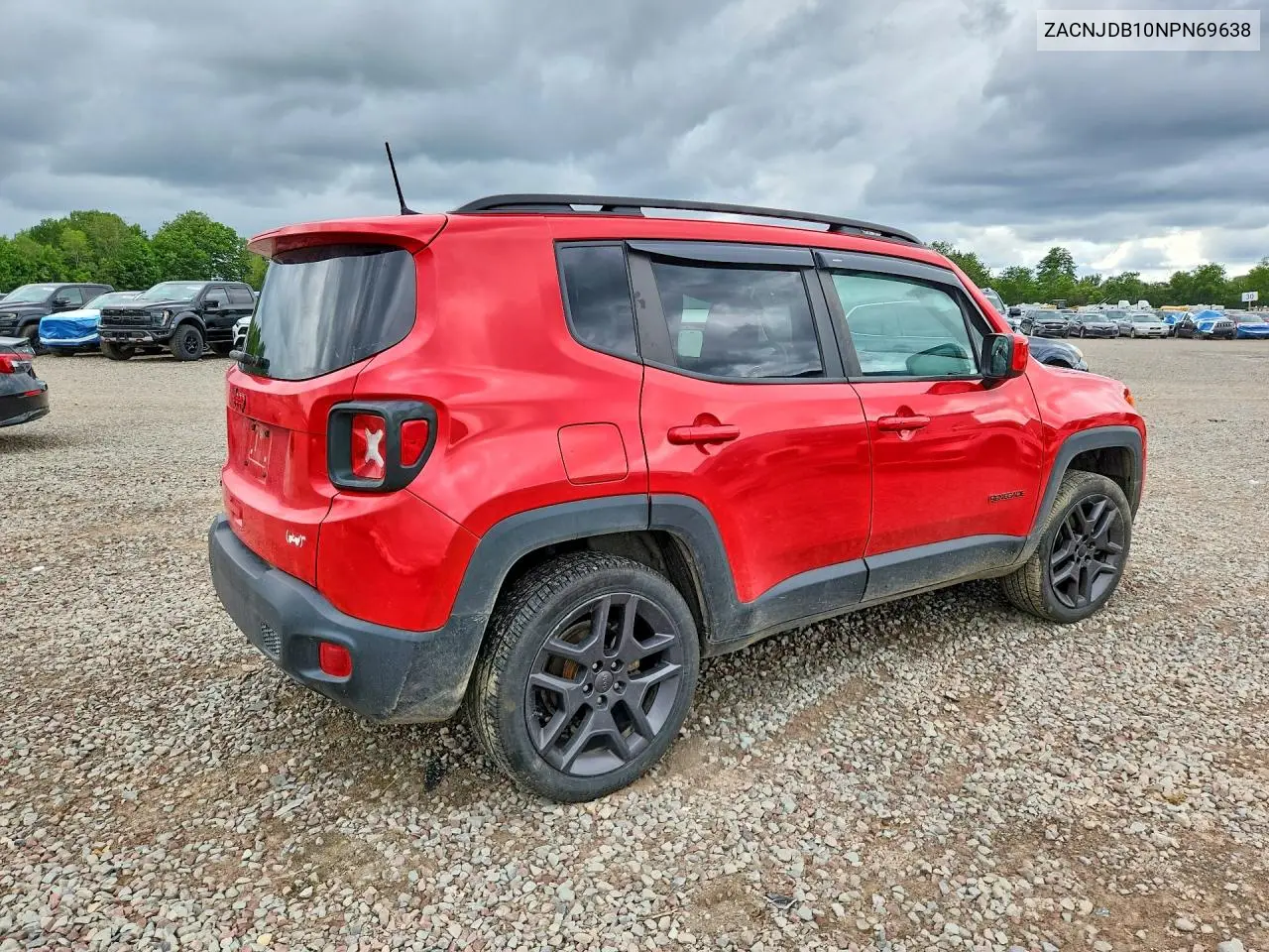 2022 Jeep Renegade Latitude VIN: ZACNJDB10NPN69638 Lot: 62088946