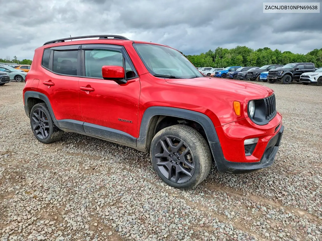 2022 Jeep Renegade Latitude VIN: ZACNJDB10NPN69638 Lot: 62088946