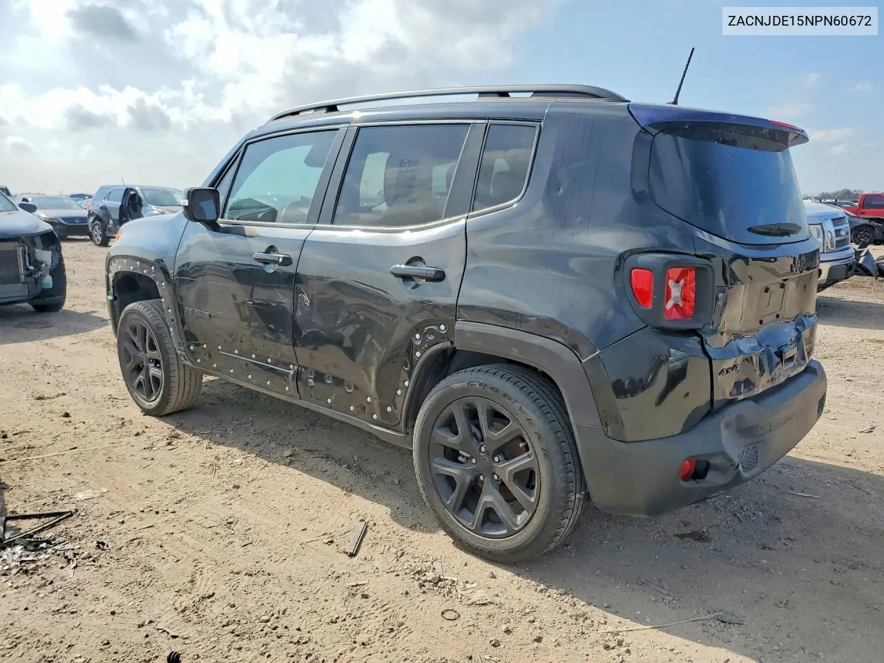 2022 Jeep Renegade Altitude 4Wd VIN: ZACNJDE15NPN60672 Lot: 77490645
