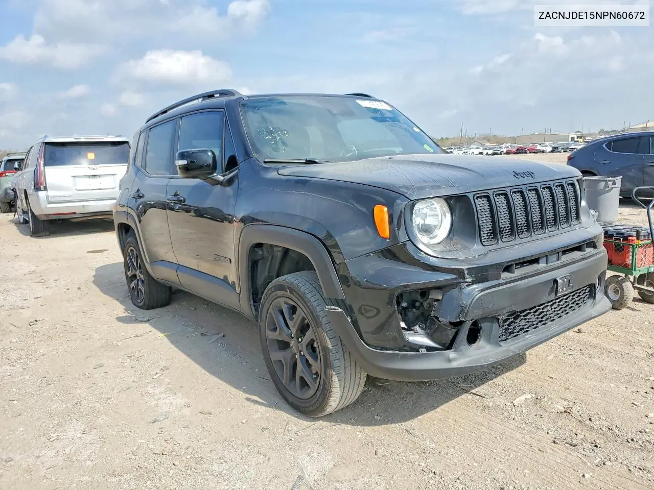 2022 Jeep Renegade Altitude 4Wd VIN: ZACNJDE15NPN60672 Lot: 77490645