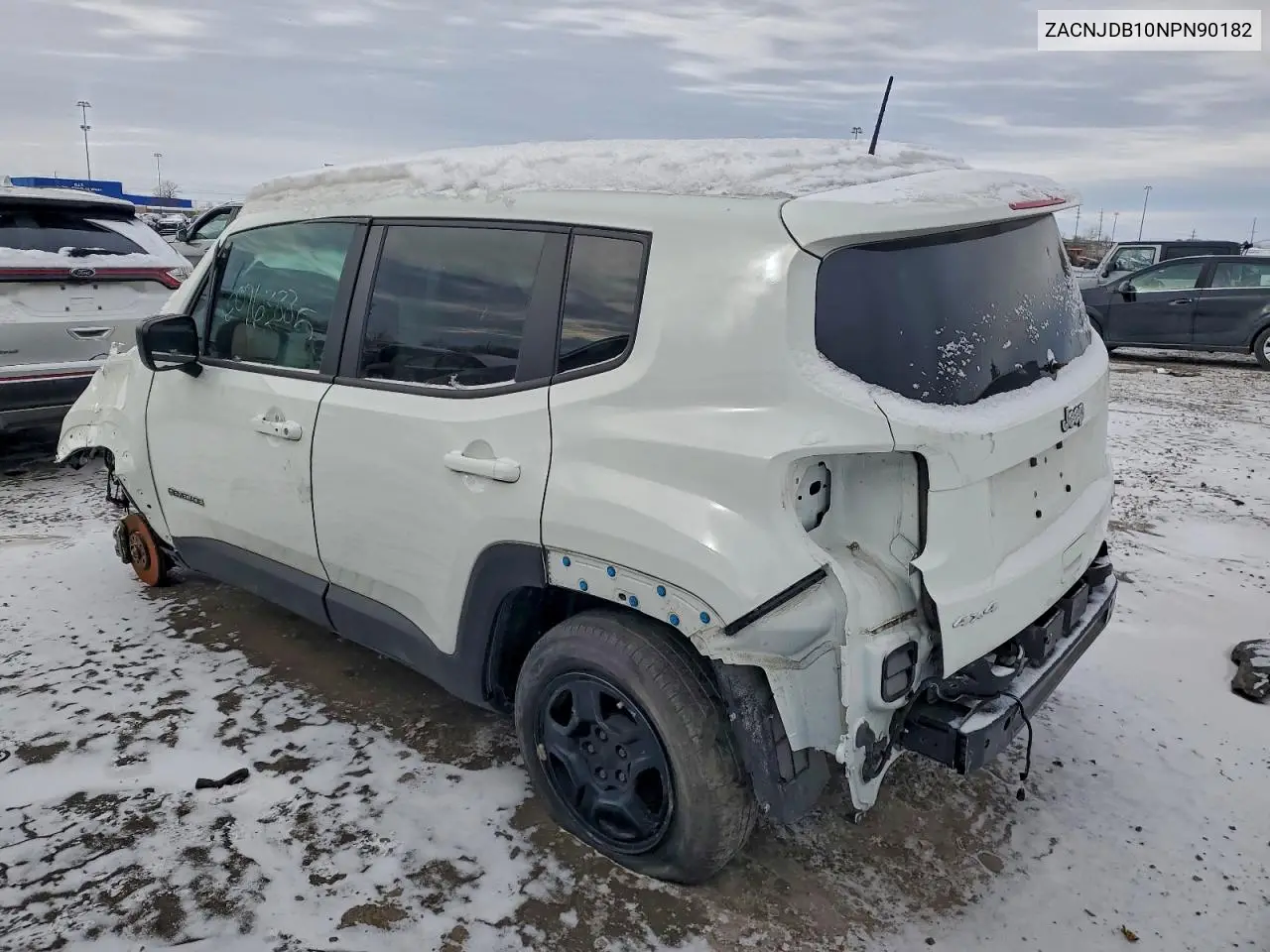 ZACNJDB10NPN90182 2022 Jeep Renegade Latitude