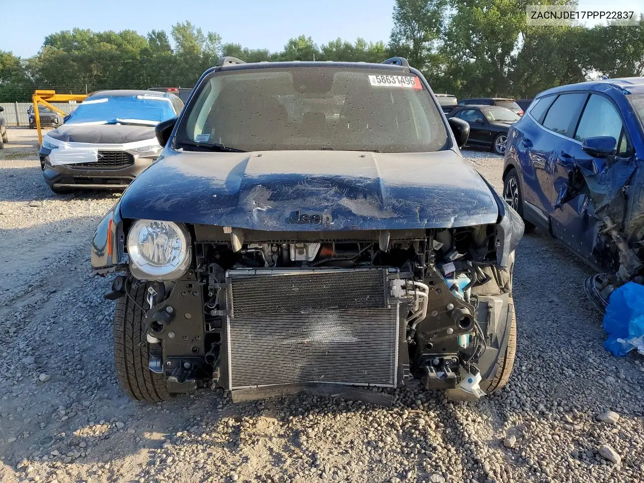 2023 Jeep Renegade Altitude VIN: ZACNJDE17PPP22837 Lot: 58631496
