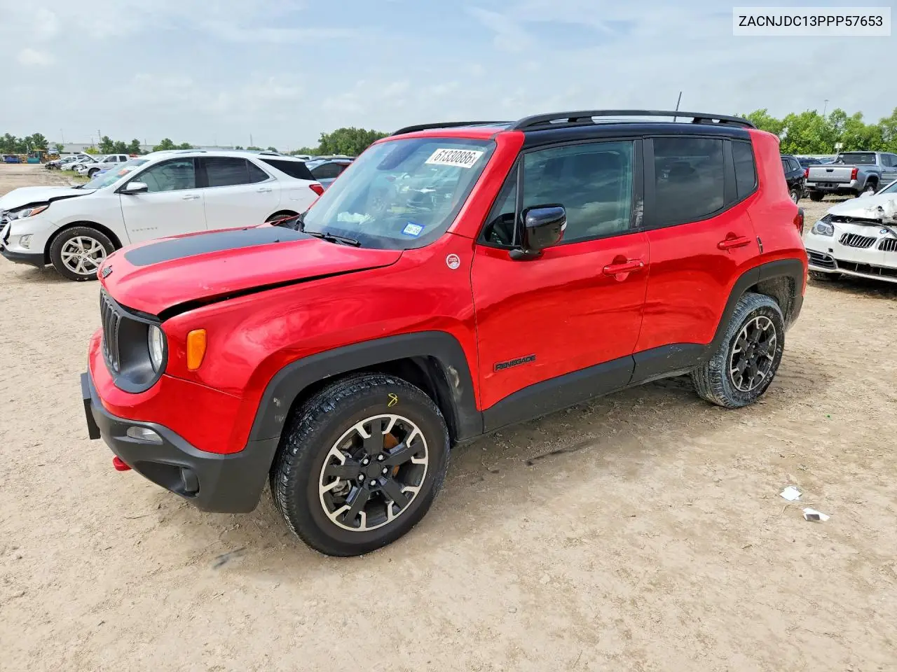 2023 Jeep Renegade Trailhawk VIN: ZACNJDC13PPP57653 Lot: 61330886