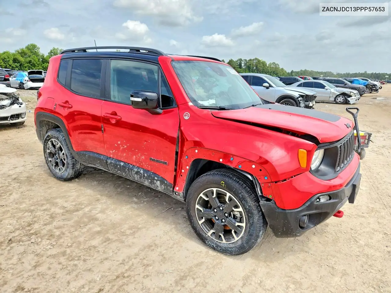2023 Jeep Renegade Trailhawk VIN: ZACNJDC13PPP57653 Lot: 61330886