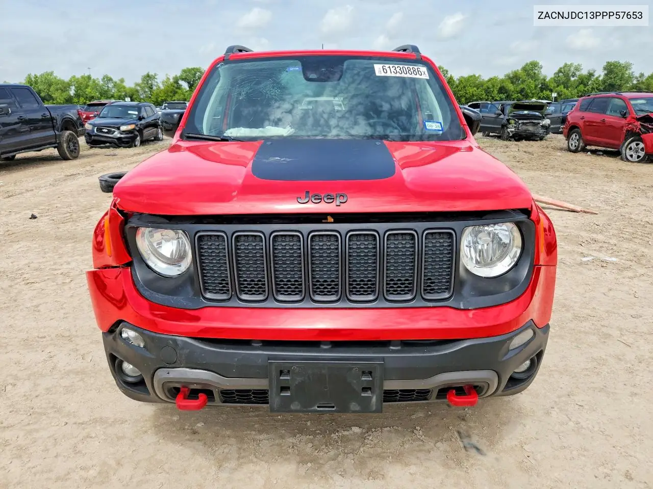 2023 Jeep Renegade Trailhawk VIN: ZACNJDC13PPP57653 Lot: 61330886